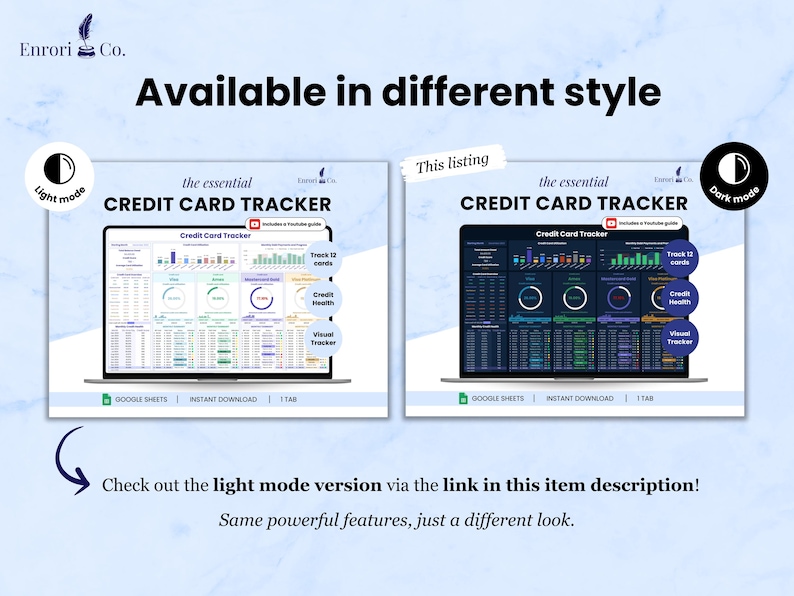 Available in different style!
Checkout the light mode version via the link in this item description. It has same powerful features, just a different look.
