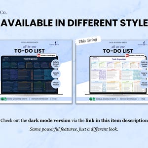 Available in different style!
Checkout the dark mode version via the link in this item description. It has same powerful features, just a different look.