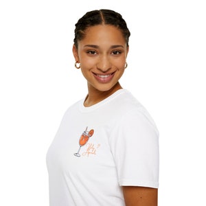 T-Shirt Aperol Spritz Holy Aperoly Aperoli Sparkling Wine Glass AperolSpritz Prosecco Shirt Girlfriend Gift Present Summer Sun Holiday
