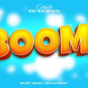 PSD Photoshop Boom Cartoon Effect