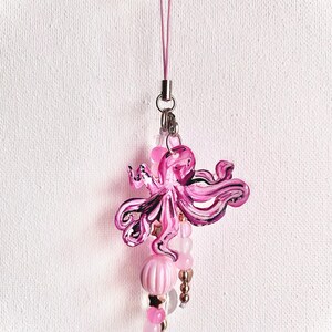 Octopus Keychain, phone strap