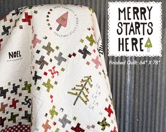 Merry Starts Here Pattern - Download