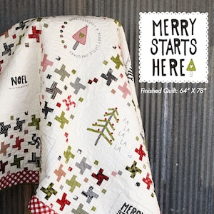 Merry Starts Here Pattern - Download