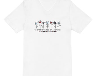 United States of America V-Neck T-Shirt