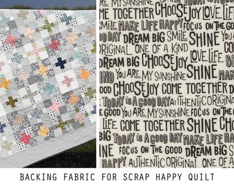 PRE-ORDER RESERVATION- Scrap Happy Quilt Backing
