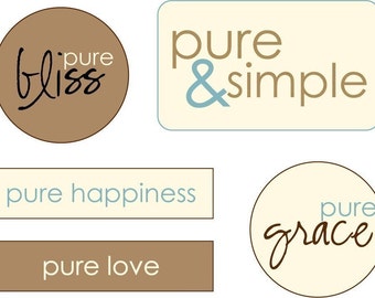 Pure Phrases Little Labels