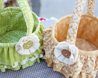 Ruffle Easter Basket - Download Pattern