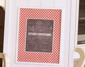 Kitchen Conversions Iron On Label - 7"x9"