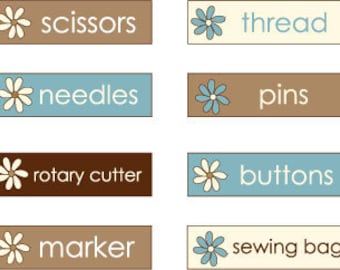 Labels Only - Sewing Organizer