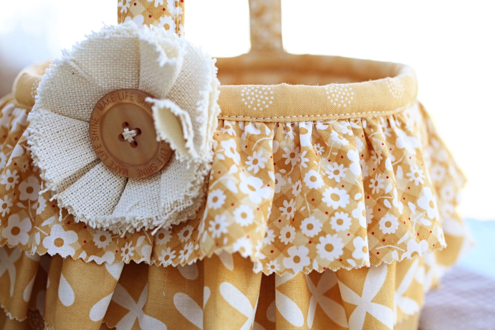 Ruffle Easter Basket - Download Pattern - Etsy
