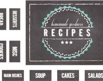 Iron on Label - Recipe