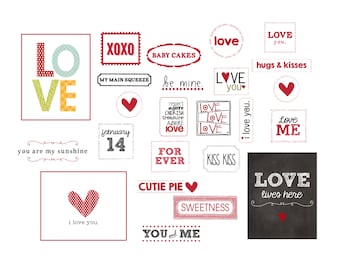 Valentine Label Bundle