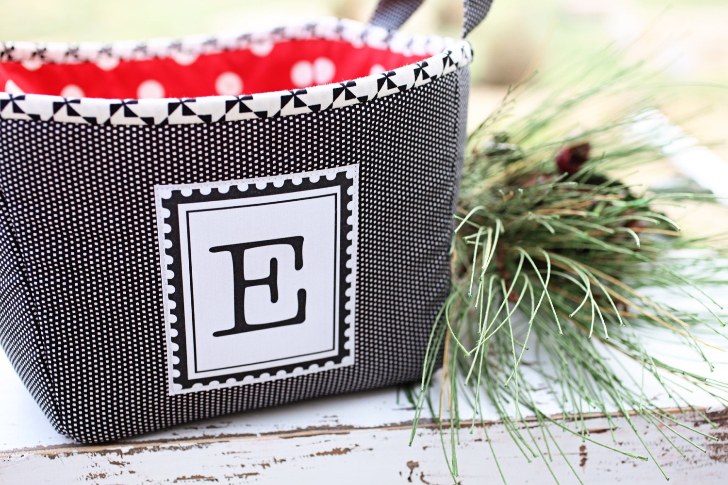 Monogram Basket Download Pattern