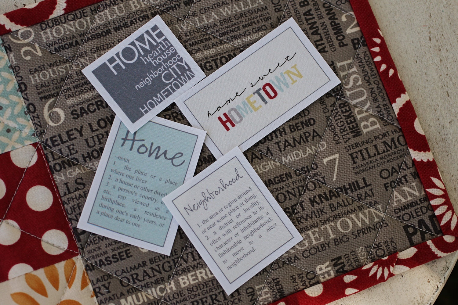Hometown Fabric Labels