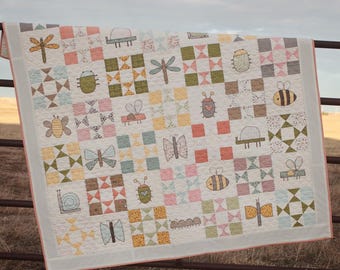 PRE-ORDER RESERVATION- Love Bug Quilt Kit (bug edition)