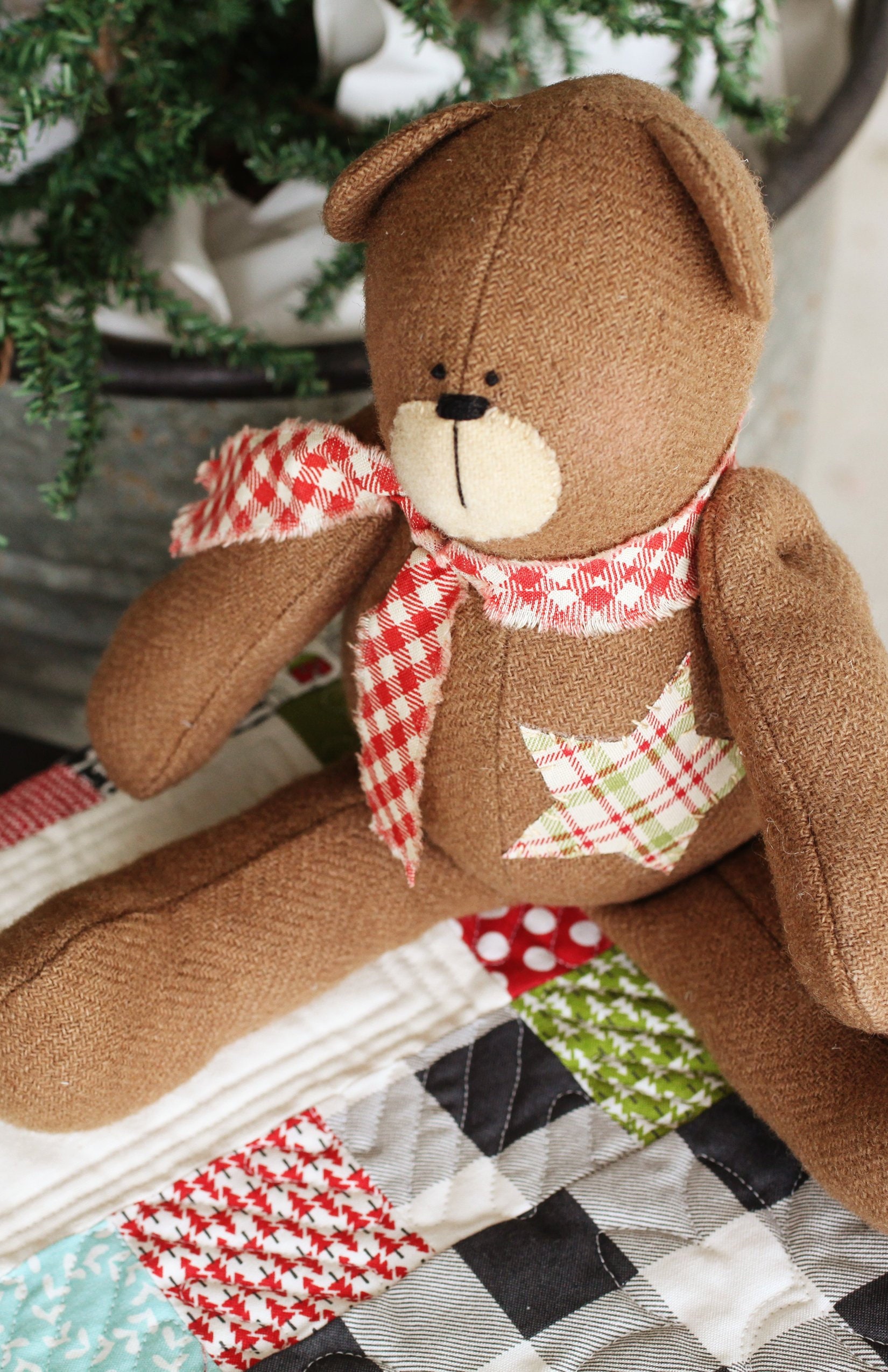 Brown Sugar Bear Pattern- Download