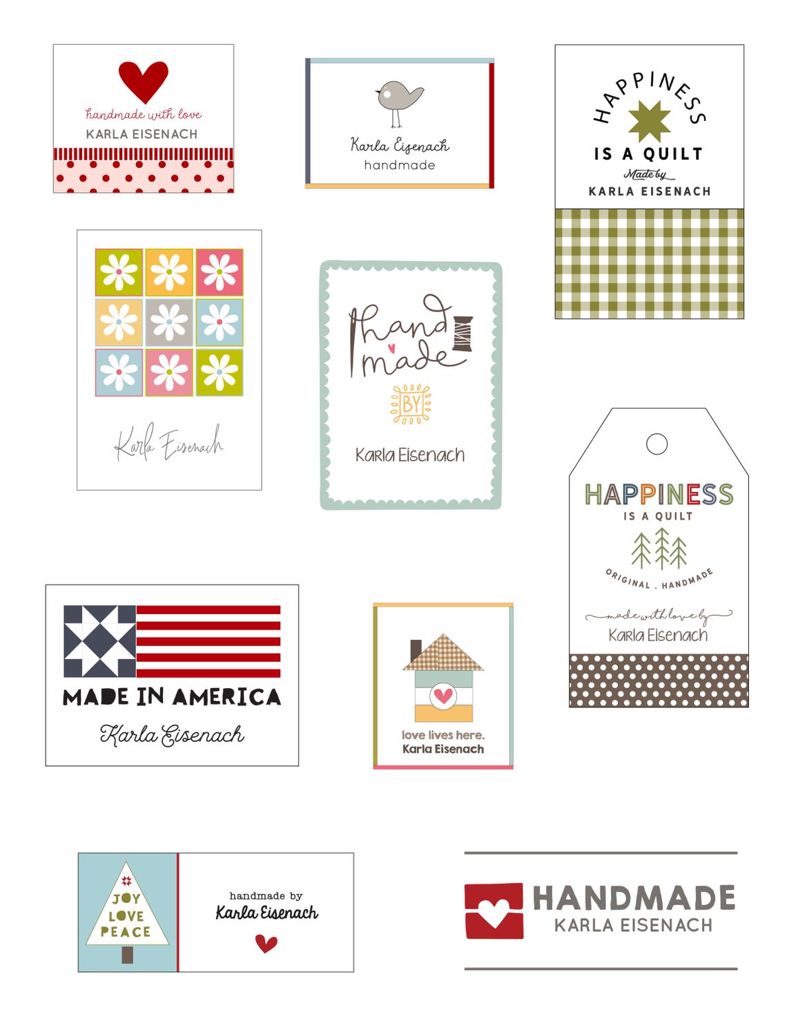 Personalized Labels - Sampler Pack #7 - Etsy