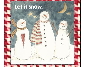 Let It Snow Label