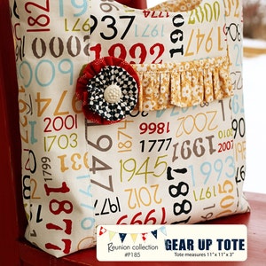 Gear Up Tote Pattern - Download Pattern