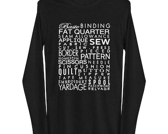 Sewing Words Long Sleeve Sweet-Tee