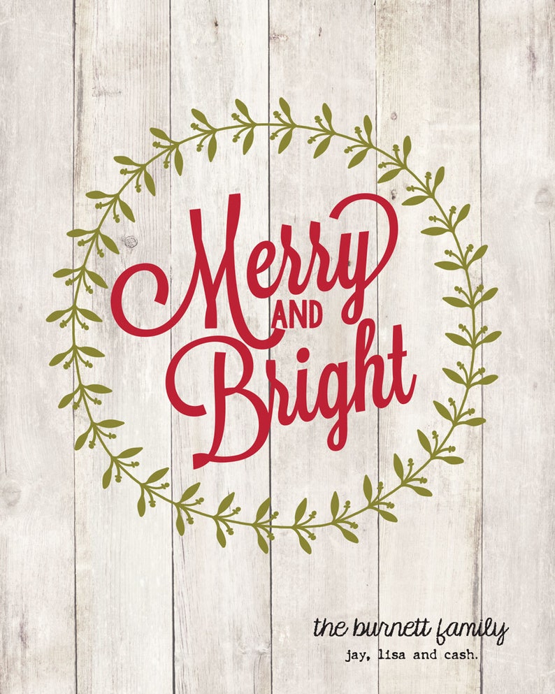 Merry and Bright Label image 1