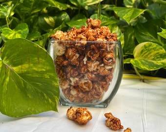 Caramel Popcorn - Caramel Flavored fresh and handmade gourmet kettle corn