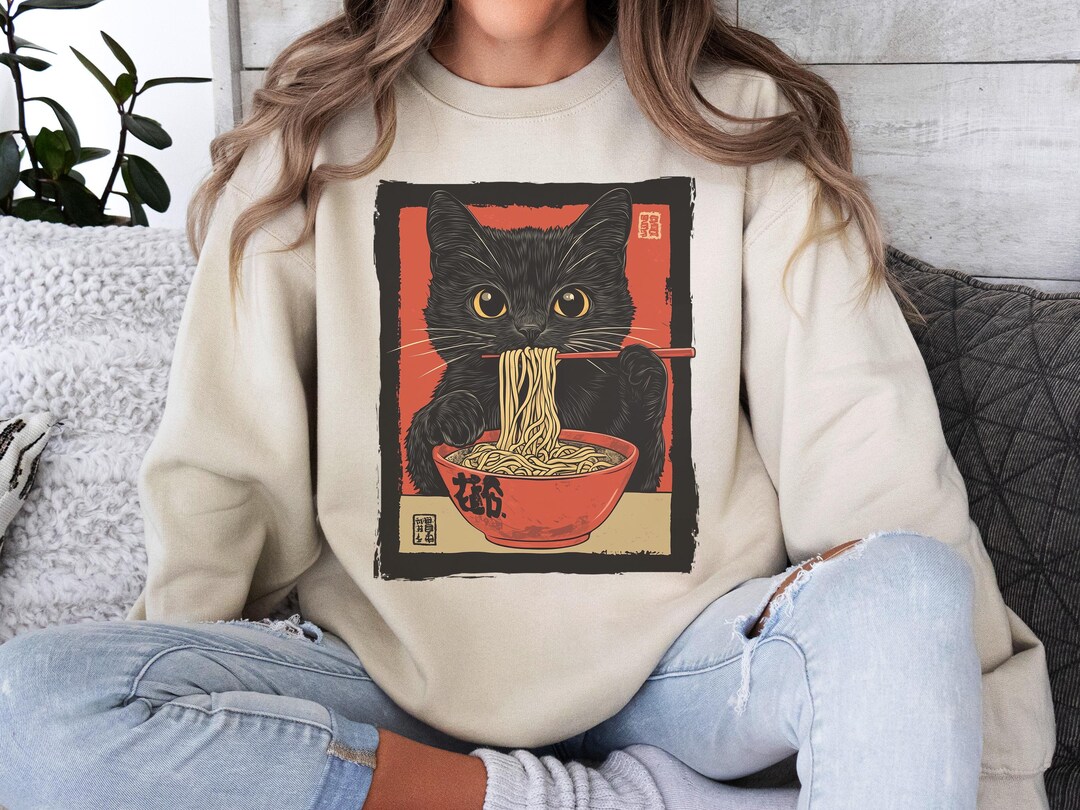 ＫＯＮＯ 刺繍ラーメン猫のスエット ラーメン猫のスエット 【公式通販】