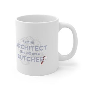 Manic Street Preachers - Architect/Butcher 11oz Mug Lyrics Mug Music Quotes Mug