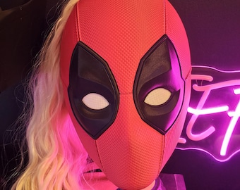 Ladypool Lady Deadpool 3 Mask Cowl Helmet Deadpool and Wolverine Custom Replica Cosplay