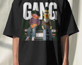Gang Shirt, Funny Friends Graphic Tee, Urban Streetwear T-Shirt