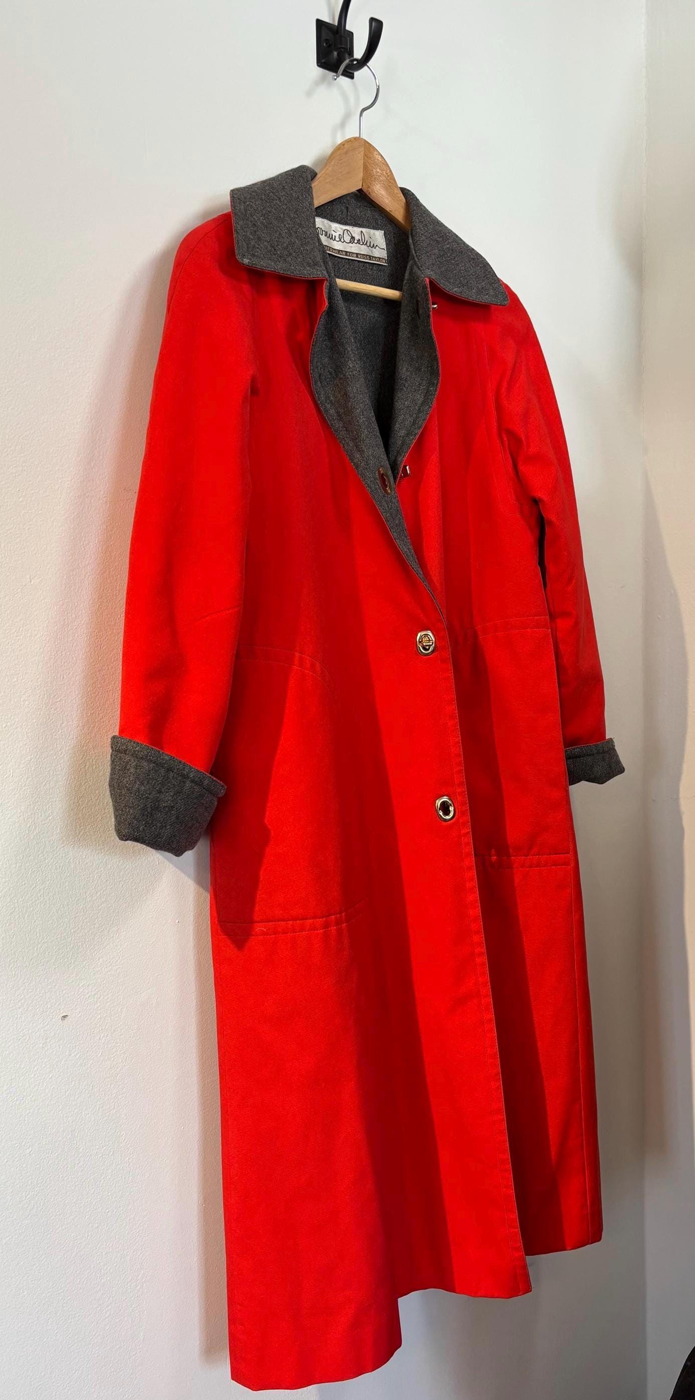 ヴィンテージコート　russ taylor Vintage Full Length Russell Taylor Signature Faux Fur Coat, Small