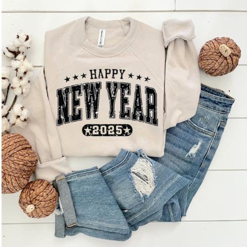 2025 Happy New Year PNG Etsy