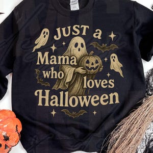 Sudadera de Halloween para mamá: Camiseta de mamá de la temporada espeluznante de Ghostcore