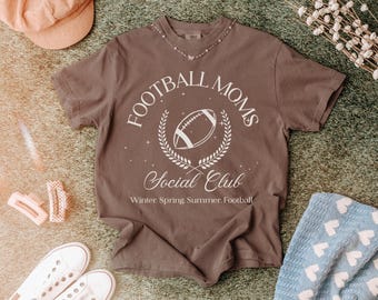Funny Football Mom Shirt: Comfort Colors Sports Tee