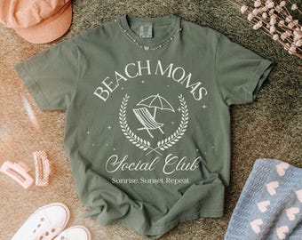 Beach Moms Social Club Shirt: Summer Vacation Tee