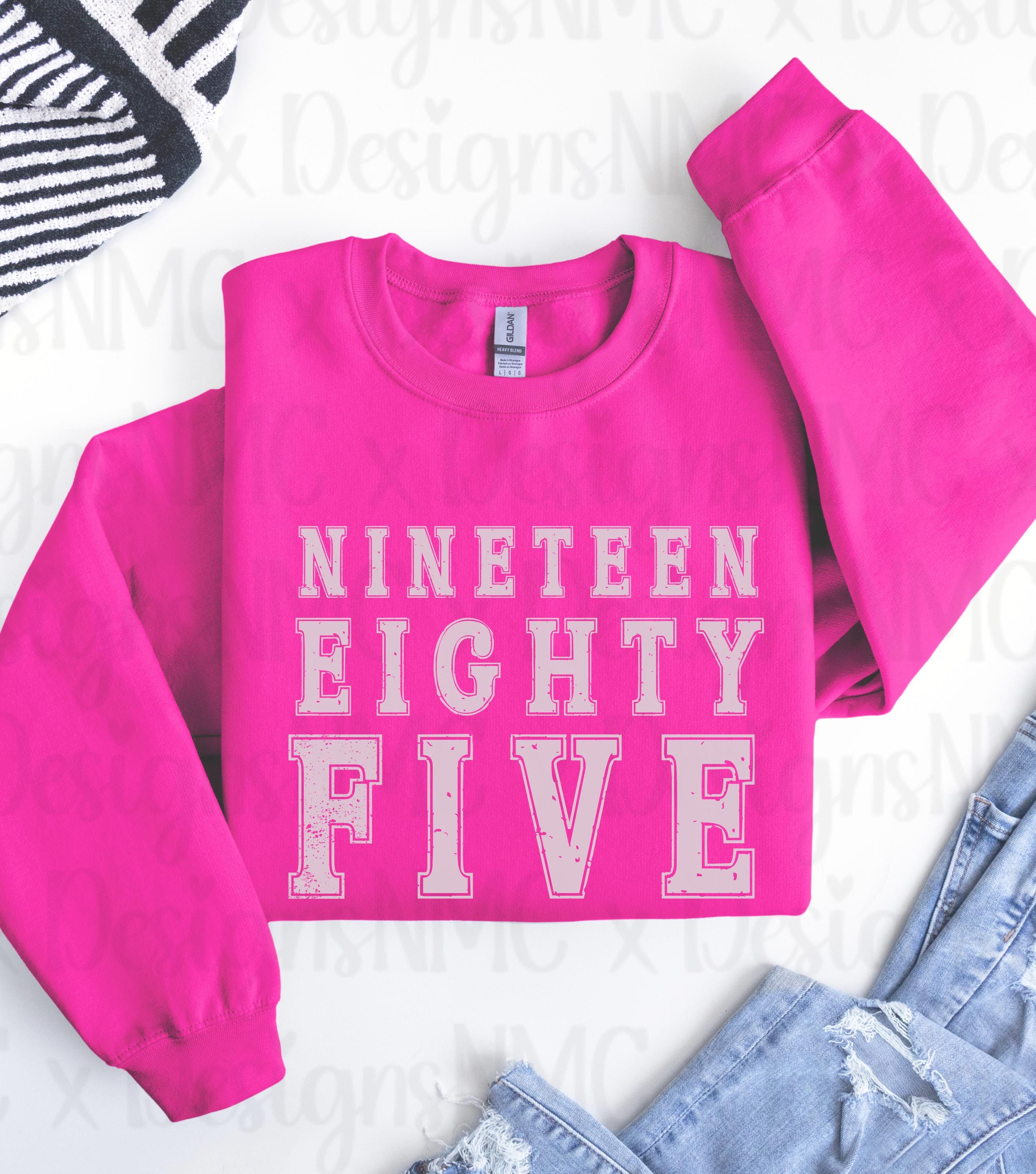 1985年 40周年記念スウェットシャツ：ユニセックス マイルストーン