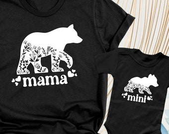 Mama Mini Shirt 1st Mothers Day Tee, Mommy and Me Mother's Day Custom Mom Baby Matching Outfit, Mother Daughter Outfit, New Mama Baby Tees