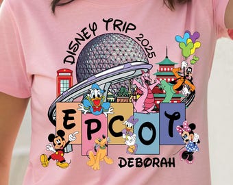 Epcot Family Shirts Disney Epcot Matching Shirt, 2026 Disney Trip Epcot Shirt, Disneyworld Traveler Epcot Shirt, Custom Epcot Disney Tshirts