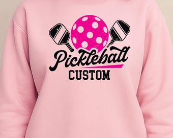 Sweats pickleball personnalisés équipe de pickleball sweat sweat à capuche joueur de pickleball pickleball sweat pickleball pull fête d'anniversaire