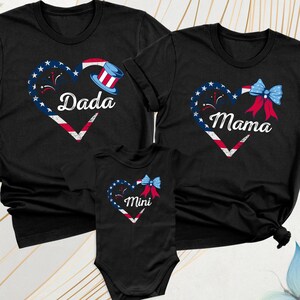 4th Of July Family Matching Party Shirt, Patriotic Family Shirt, American Family Shirt, 4th Of July Crew Shirt,  Fourth Of July Family Shirt