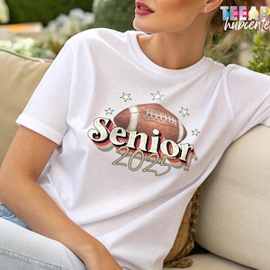 Custom Football Senior 2026 Shirt, Football Mom Tshirt, Football Senior Night Tee, Class Of 2026 Tee, High School Senior Graduation Tee