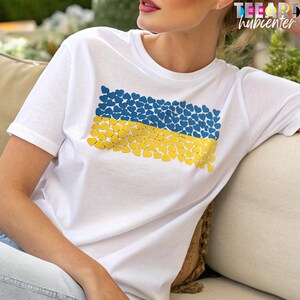 Ukraine Flag Shirt, Ukrainian Support T-Shirt, Ukraine Peace Tshirt, Patriotic Ukrainian Shirt, Stand With Ukraine Tee, Proud Ukrainian Tee