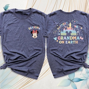 Disney Grandma Shirt Grandpa Tee by TEEART