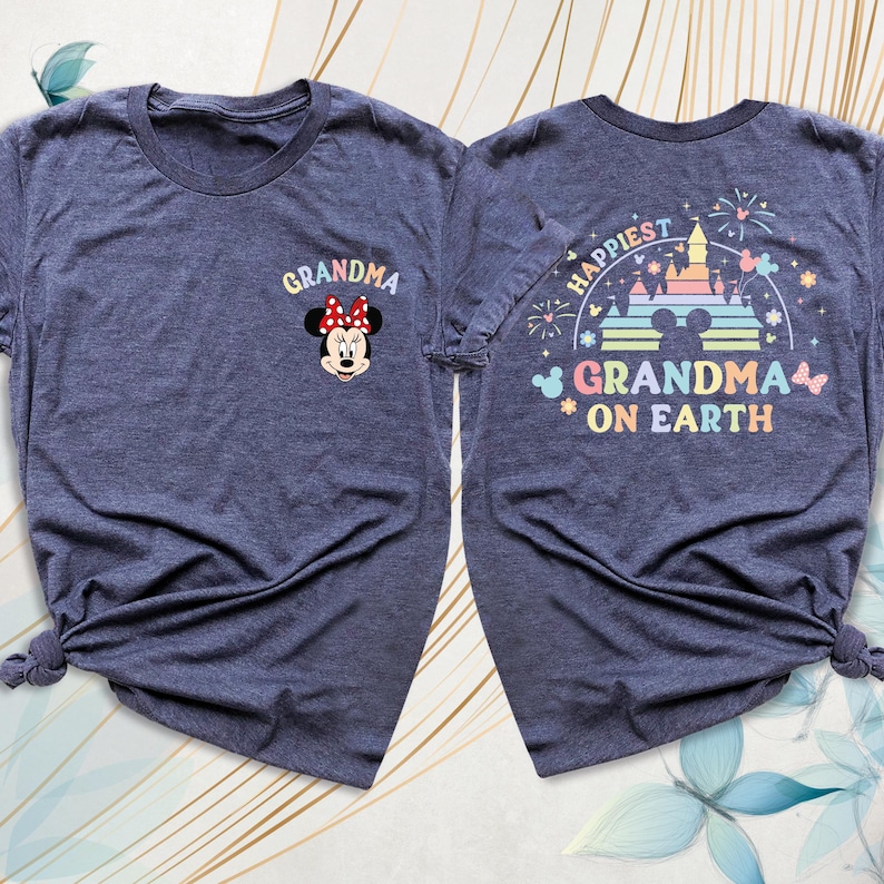 Disney Grandma Shirt Grandpa Tee by TEEART