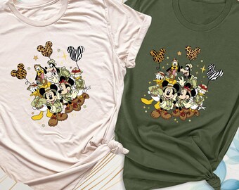 Disney Animal Kingdom Shirt, Safari Vacation Disney Tee, Custom Disney Trip Tshirt, Mickey Disneyworld Family Shirt, Matching Disneyland Tee