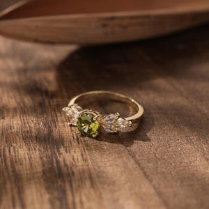 Bagues vintage en or 14 carats, bague émeraude en argent sterling, bague en rubis, cadeau personnalisé, cadeau pour elle