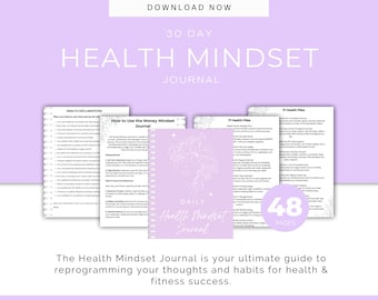 Gesundheit Mindset Journal für Frauen| Wellness und Fitness | Wandelnde Prompts| Affirmationen | Erzielen Sie optimale Gesundheit und Wohlbefinden.