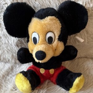 WALT DISNEY Vintage Micky Maus Plüsch Stofftier Made in Korea Bild 2