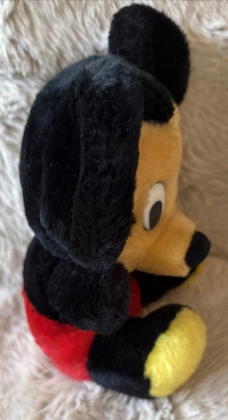 WALT DISNEY Vintage Micky Maus Plüsch Stofftier Made in Korea Bild 5