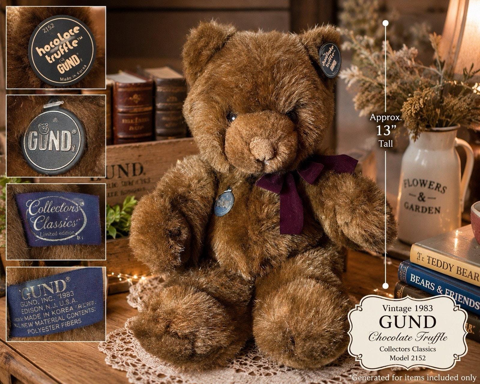 1983 Gund Teddy Bear - Etsy